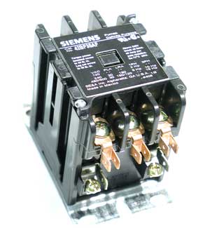 [ CONTACTOR (3 POLE,30 AMP,120V) ]