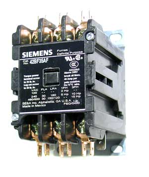 [ CONTACTOR (3 POLE,25 AMP,120V) ]