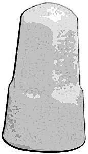 [ NUT, WIRE (PORCELAIN) - LNG-01 ]