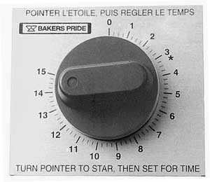 [ TIMER, 15 MIN (W/KNOB & PLATE) ]