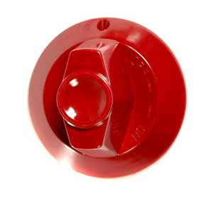 [ KNOB, BURNER VALVE (RED) - WLF ]
