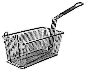 [ BASKET,FRY(13.25X9.25,PLS HDL) ]