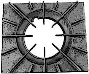 [ GRATE, TOP (13-1/4 X 11) - VLC ]