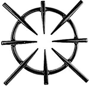 [ GRATE, SPIDER (9-1/4OD,1 PIN)  ]