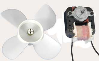 [ MOTOR,EVAP(3/16 SHAFT,W/FAN) - ]