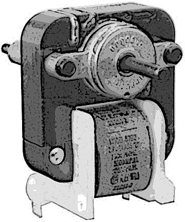 [ MOTOR, FAN (1/4 SHAFT,115V) -  ]