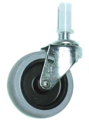 [ CASTER, SWIVEL(3,7/16 STEM) -  ]