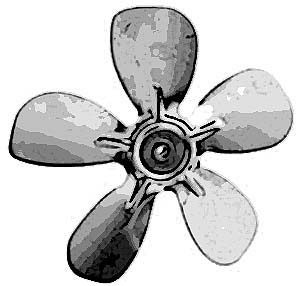 [ BLADE, FAN (8,1/4 HOLE,CCW) -  ]