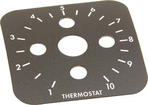 [ PLATE,THERMOSTAT DECAL (1-10)  ]